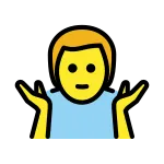 Man Shrugging SVG Icon